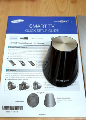 Samsung smart TV touch control IR blaster.