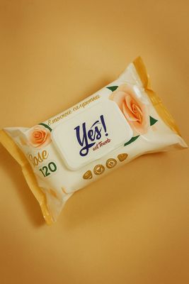 Nam salfetkalar Yes rose 120 dona