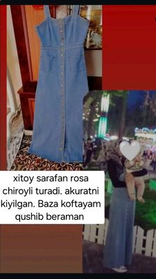 Xitoy sarafan. baza qushib beraman