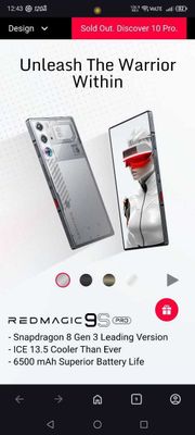 redmagic 9s pro modeli yengi