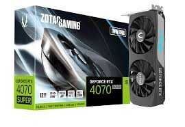Видеокарта ZOTAC GeForce RTX 4070-12gb SUPER Twin Edge