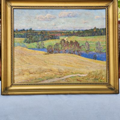 Картина картон маслом Автор Дмитрий Маевский 1988