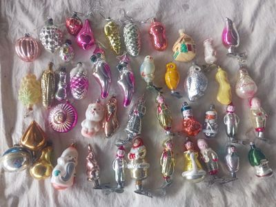 Советские ёлочные коллекционные игрушки