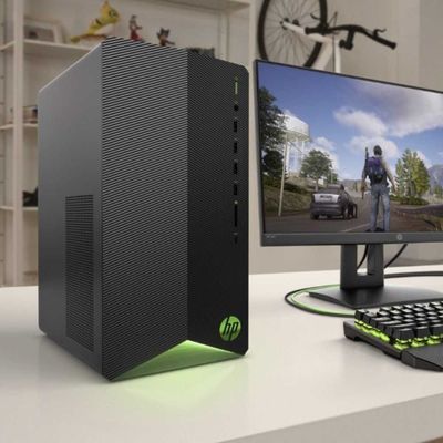 игровой hp ryzen 5 5600, 16/256+500,+ RX550 4gb 24 165 GHz monitor
