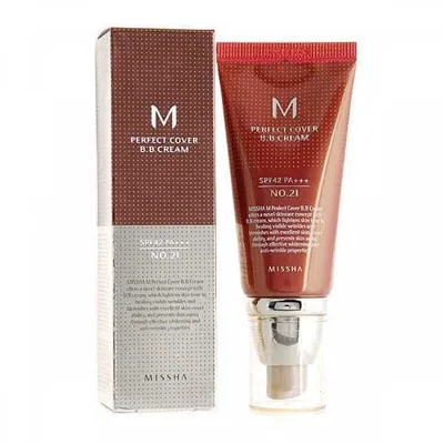 Missha M Perfect Cover BB Cream No.21 светло-бежевый SPF42/PA+++