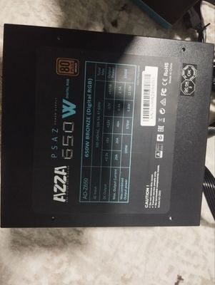 Blok pitaniya sotiladi yangi 80 plus bronze Yangi Gar