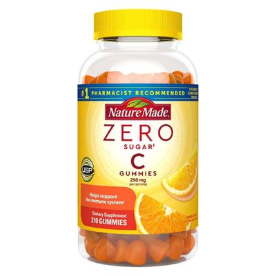 Втамин С без сахара 210шт Nature Made Zero Sugar Vitamin C Gummies