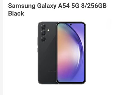 А 54 ТЕЛ Samsung Galaxy A54 5G 8/256GB Black ; Объем а