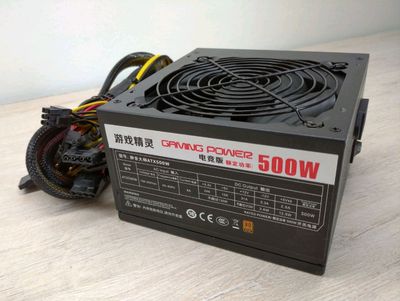 Блок питания Gaming Power 500W 80 Bronze,гарантия