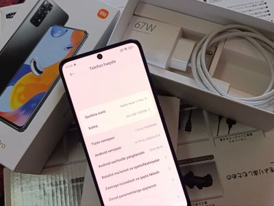 Redmi note 11 pro 8+4/128gb karobka dakument