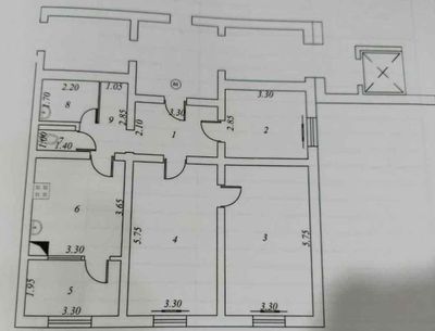 Юнусабад Шахристан 3/9/9 (84²) продаётся квартира