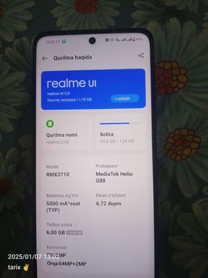 Realme C55 6+6/128G