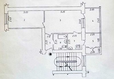 Продается 2х ком в центре, магазин Океан, ул.Шота Руставели