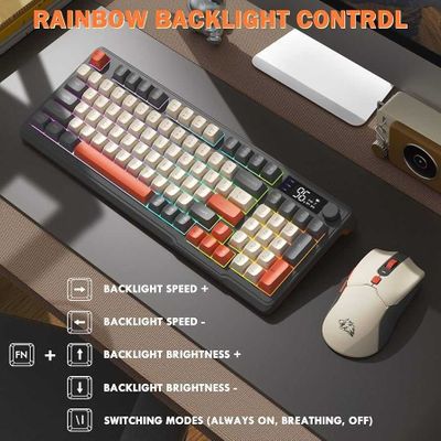 Механическая Игровая Клавиатура и мышка FreeWolf T96 Pro