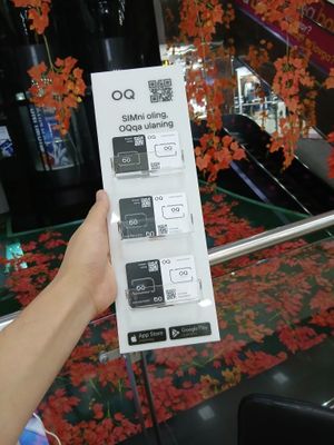 Oq mobile sim kartalari.