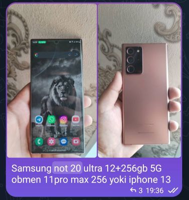 Not 20 ultra 5G 256 Korea ideal
