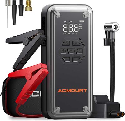 Пусковое устройство с компрессором ACMOUNT 5000A/26800mAh/150PSI