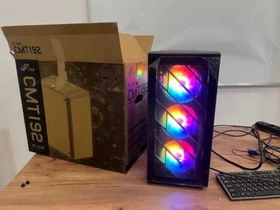 НОВЫЙ! Компьютерный корпус HOFTECH с RGB вентиляторами и стеклом