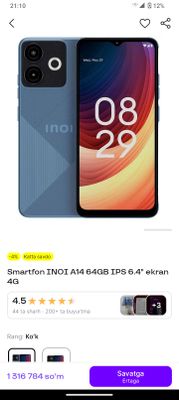 Inoi telefoni 64 tali 2 kun boldi telni olinganiga