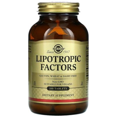 Липотропик для похудения 100 таб Lipotropic factors от Solgar