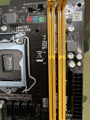 Продам материнскую плату H110M