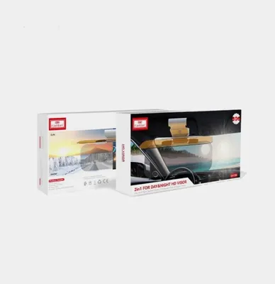 Автомобильный солнцезащитник козырёк Earldom EH166 2in1. Доставка есть