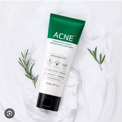 Muammoli teri uchun tozalovchi ko'pik Some By Mi AHA-BHA-PHA 30 Days Miracle Acne Clear