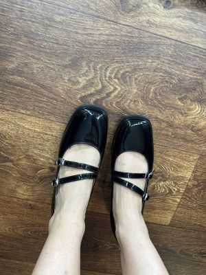 Туфли лаковые черные классические