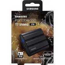 Внешний SSD Samsung T7 Shield 2TB черный