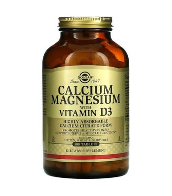 Solgar calcium magnesium d3. Калций магний и д3 из США,300 таблеток