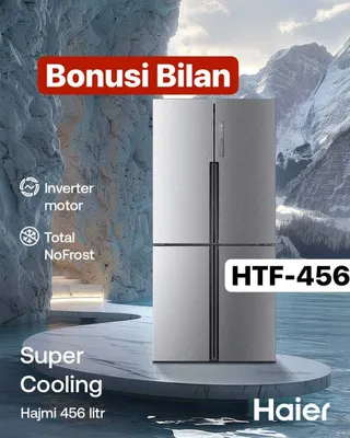 Muzlatgich Haier | 2tabaqali | холодильник Haier | Bonusi bilan