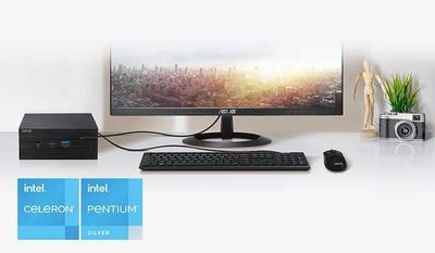 MiNi PC ASUS intel Celeron N5105 озу8гб ssd 128+500 HDD