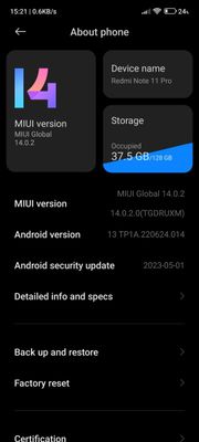 Redmi Note 11 Pro 12/128