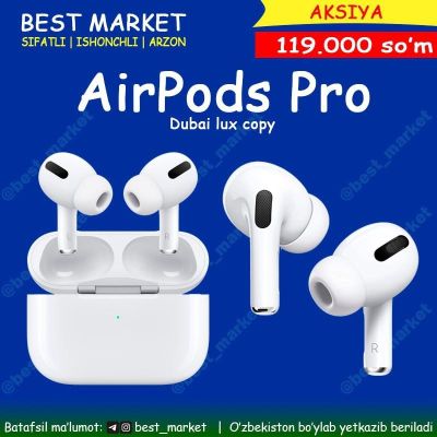 AirPods Pro (Dubai lux) – simsiz naushnik