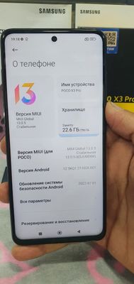 Poco x3 pro 8/256 obmen bor x xs larga edial tel aybi yoq umuman