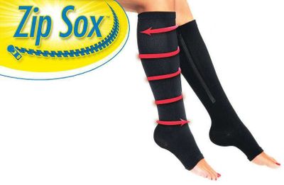 Лечебные компрессионные гольфы от варикоза Zip Sox