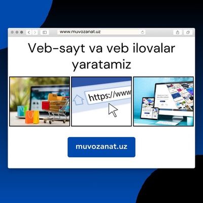 Sayt yaratish (Landing | CRM | vizitka | сайт)