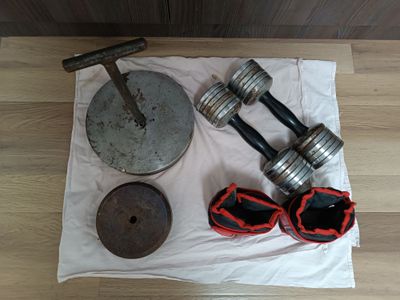 Снаряды гантели гири утяжелитель