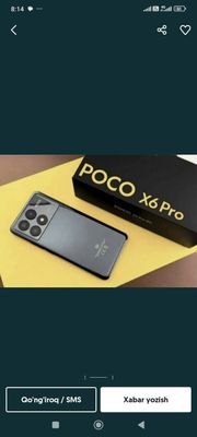 Poco x6 pro 5g 256 pamyat