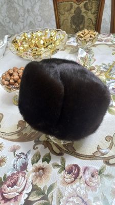 Мужская норковая шапка XL