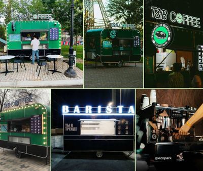 Food trak 3,6x2 Tayyor jihozlari bilan