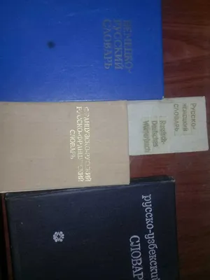 карманные словари английский, французский, немецкий и разговорники.