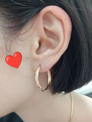 Серьги золотые новые