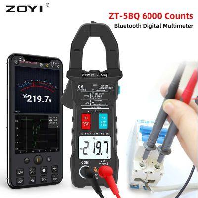 Токоизмерительные клещи ZOYI ZT-5BQ, Bluetooth, мультиметр