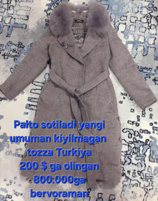 Turetskiy Palto sotiladi yangi
