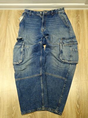 Синие джинсы Berhska, Skater Fit