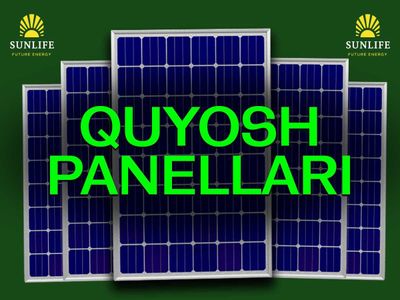 Quyosh panel o'rnatamiz "Под ключ"