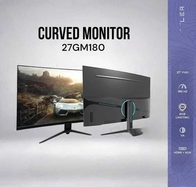[НОВЫЙ] Монитор Ziffler 27GM180 / 27" FHD VA Curved 200Hz RGB Black