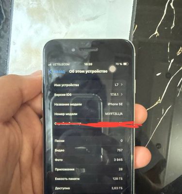 iPhone se2 128gb oq белый