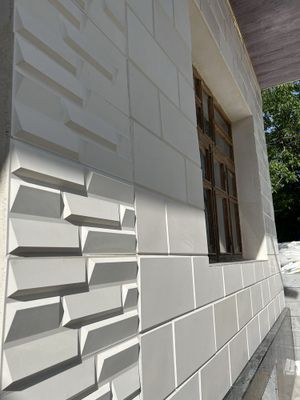 Termoteravertin tabiy tosh tashqi fasad nozik did va bagatiy kurinish